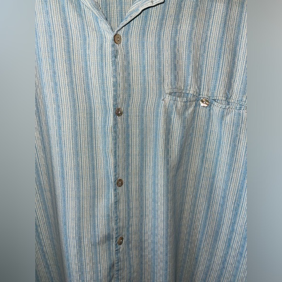 Silk Button Up Striped Shirt Linea Dome - Picture 3 of 9